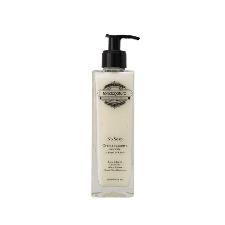 Fondonatura No Soap Crema Rasatura barba 250ml