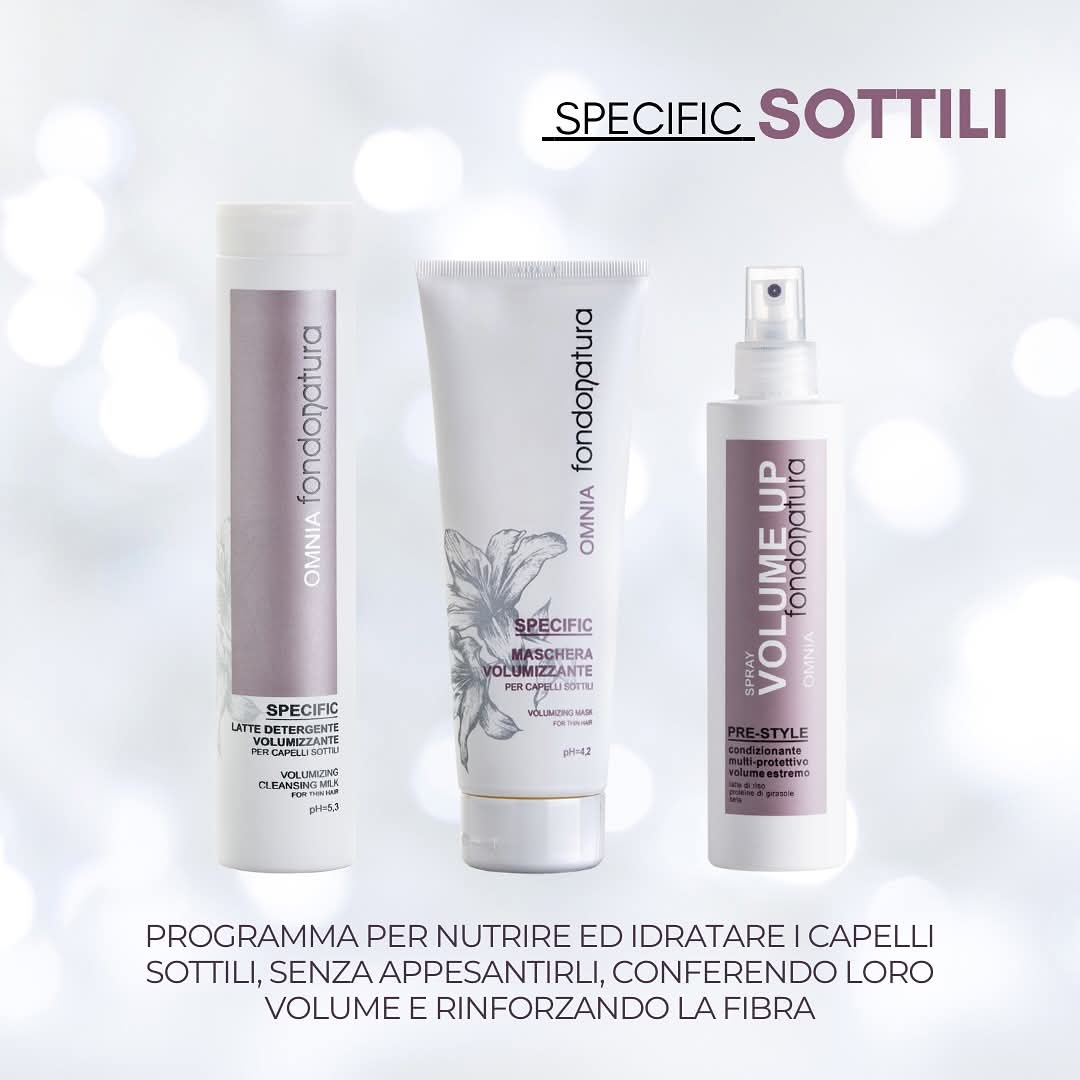 Fondonatura Maschera Volumizzante Capelli Sottili  250 ML