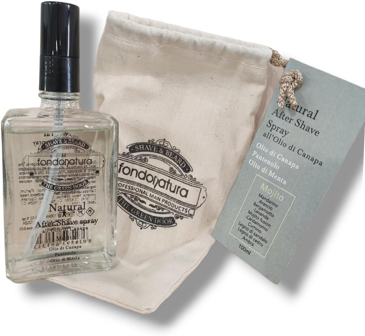 Fondonatura Natural After Shave Spray  Mojito 100ml