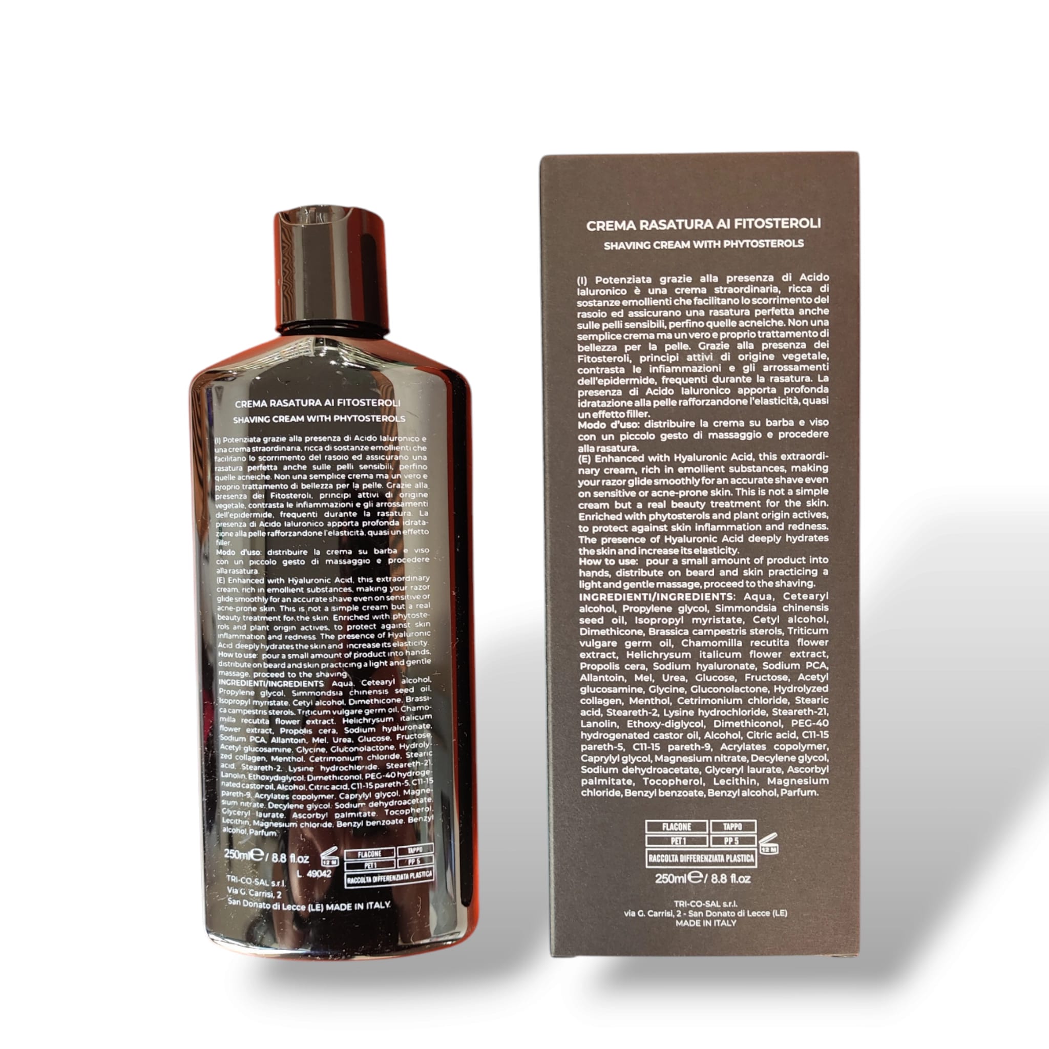 Fondonatura Crema Rasatura ai Fitosteroli 250 ml