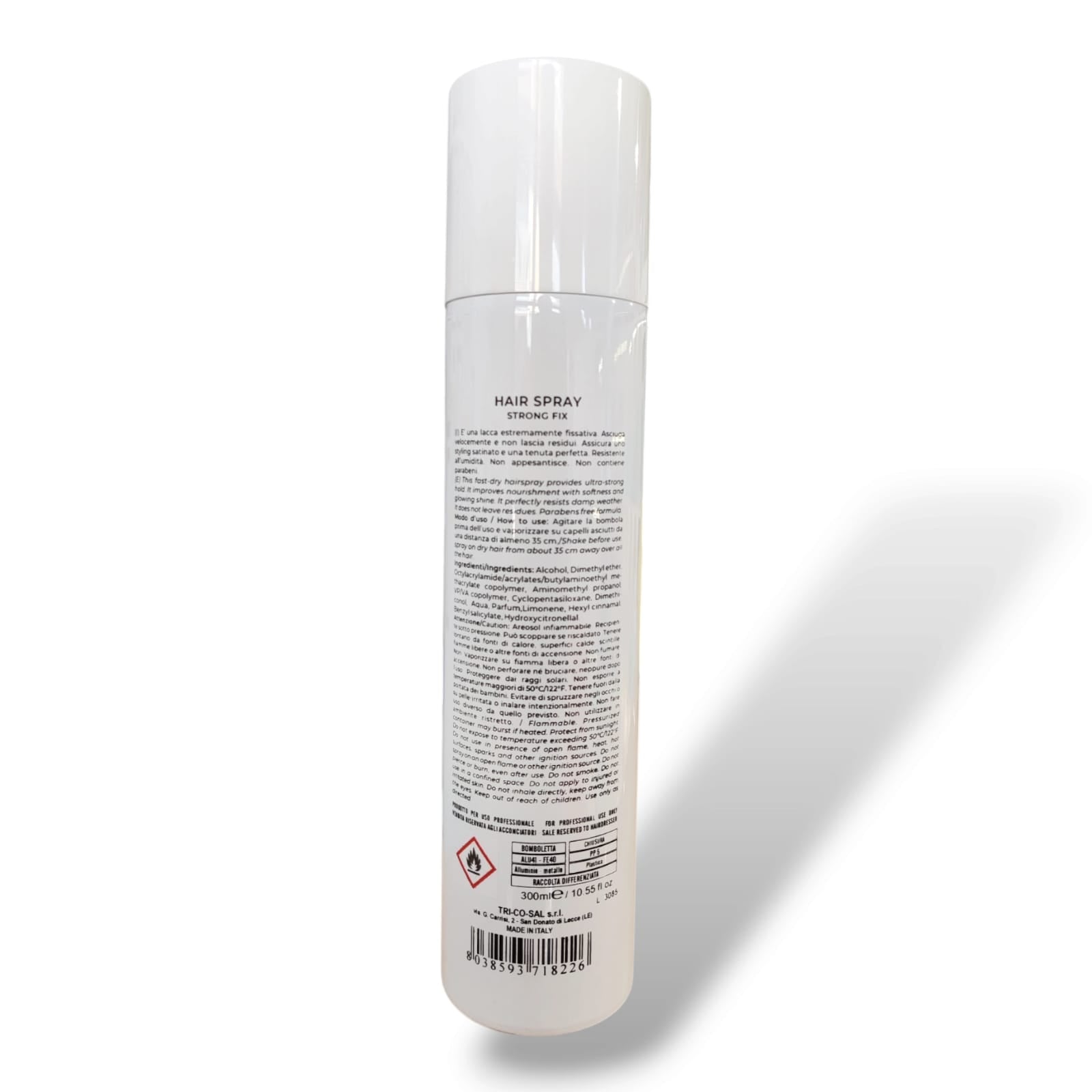 Fondonatura Lacca Hair Spray Fissaggio Forte 300 ml