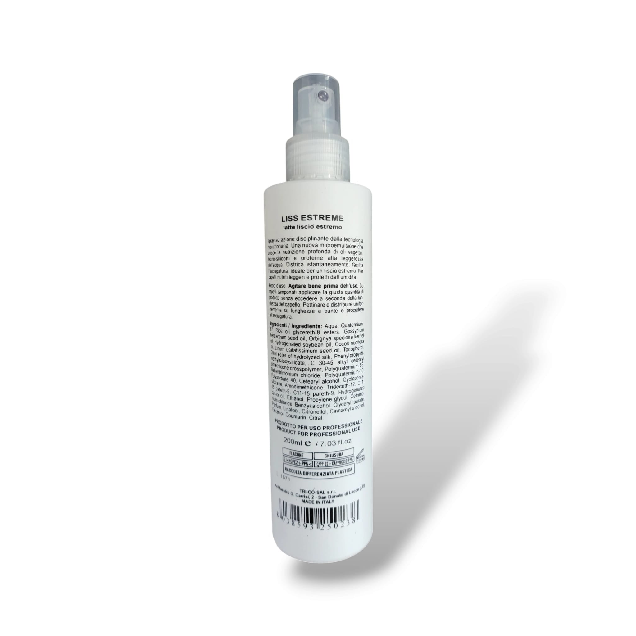 Fondonatura Liss Extreme latte lisciante 200  ml