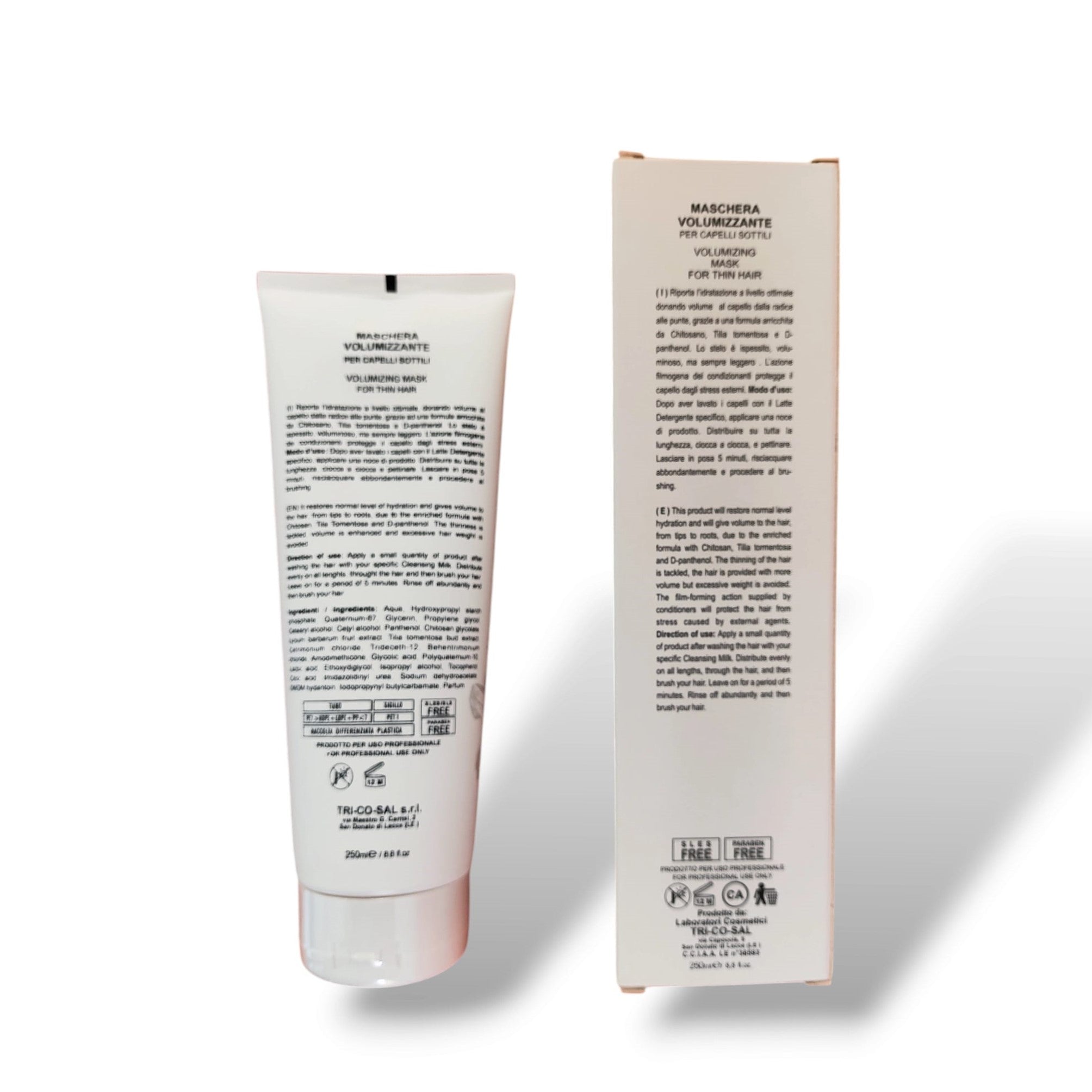 Fondonatura Maschera Volumizzante Capelli Sottili  250 ML