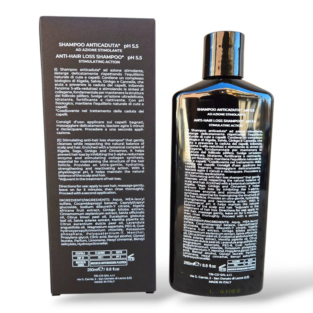 Fondonatura Shampoo Stimolante Anticaduta ph 5.5 250 ml