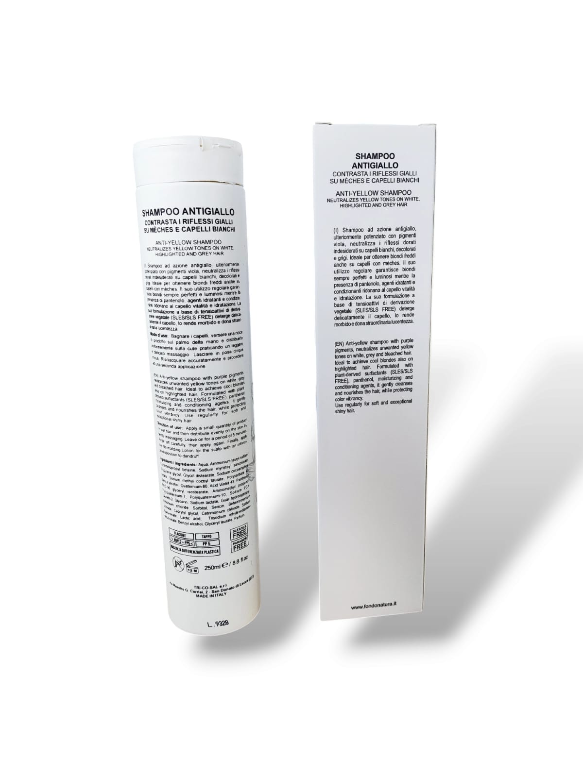 Fondonatura  Shampoo Antigiallo 250 ml
