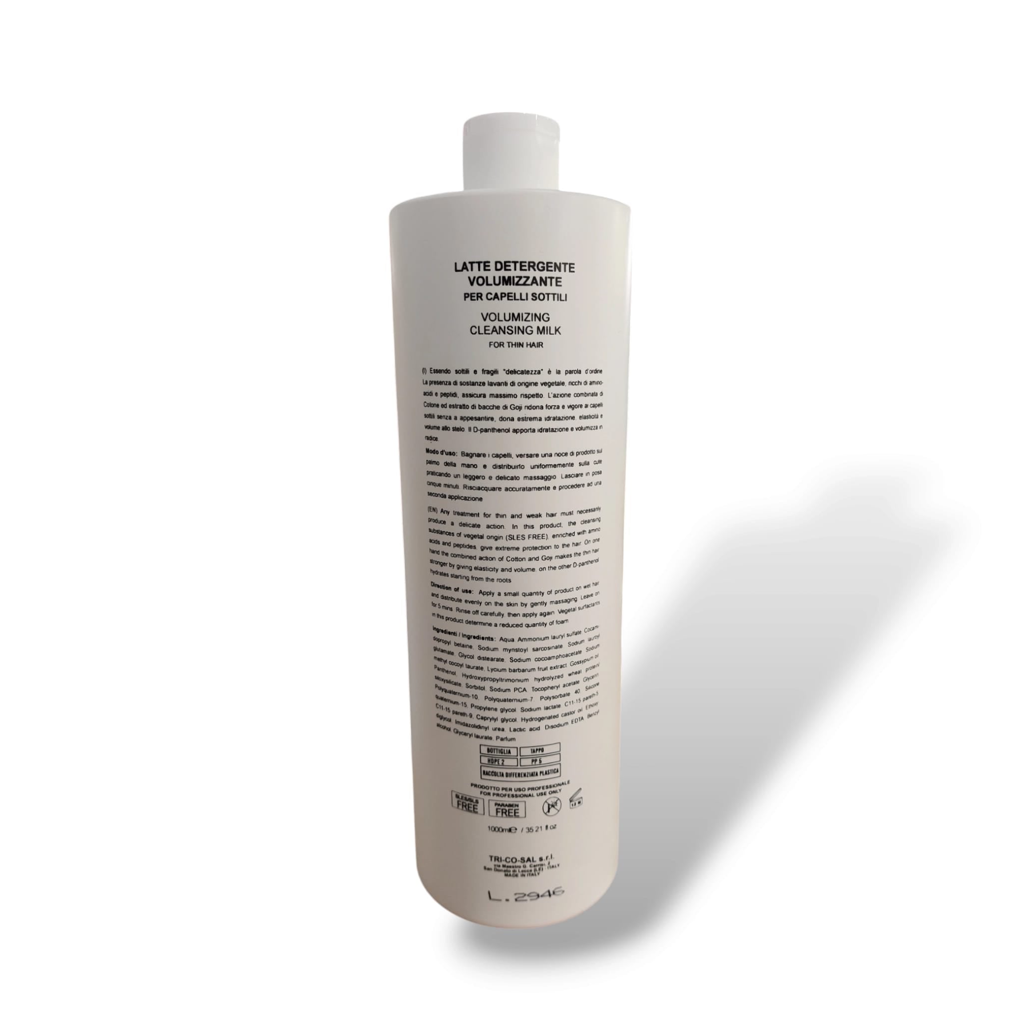 Fondonatura  Shampoo Volumizzante 1000 ml