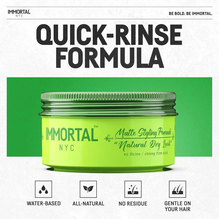 Immortal Nyc Matt Styling  Pomade Dry Matte Finish 150 ml