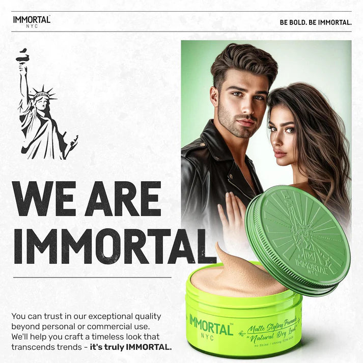 Immortal Nyc Matt Styling  Pomade Dry Matte Finish 150 ml