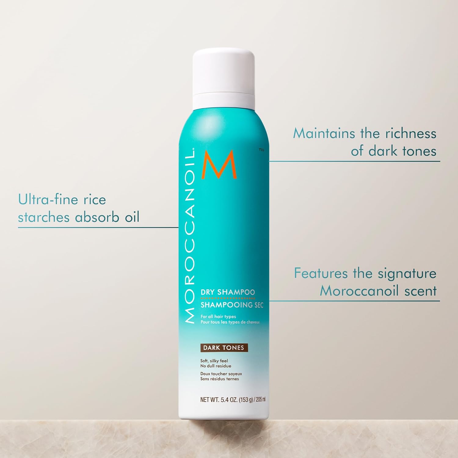 Moroccanoil Shampoo Secco Capelli Scuri 217 ml