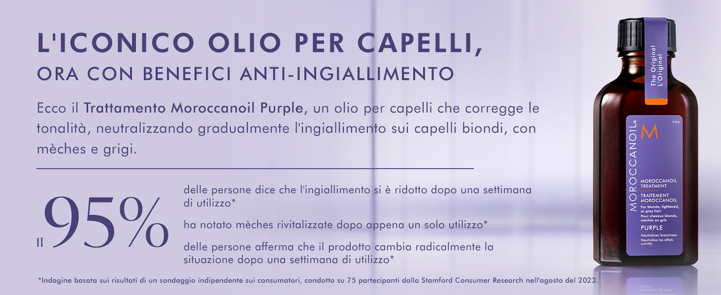 Moroccanoil Treatment Viola Olio di Argan Purple 50 ml